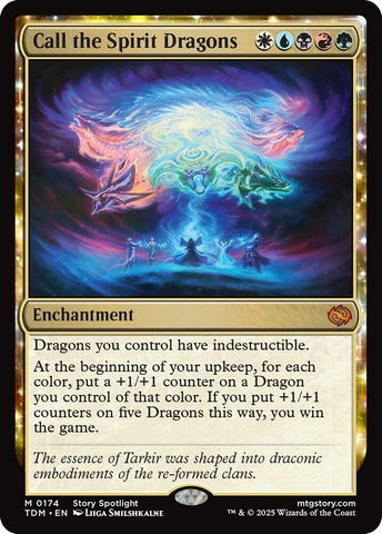 Call the Spirit Dragons [Tarkir: Dragonstorm] Magic: The Gathering