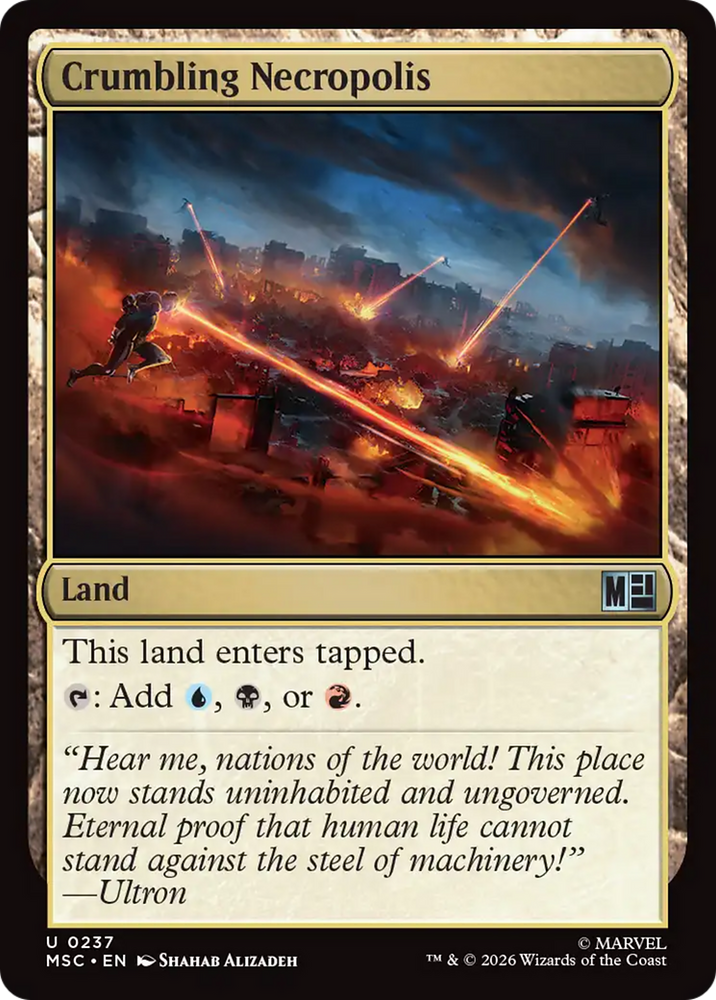 Crumbling Necropolis [Marvel Super Heroes Commander] Magic: The Gathering
