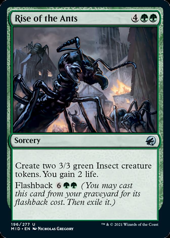 Rise of the Ants [Innistrad: Midnight Hunt] Magic: The Gathering