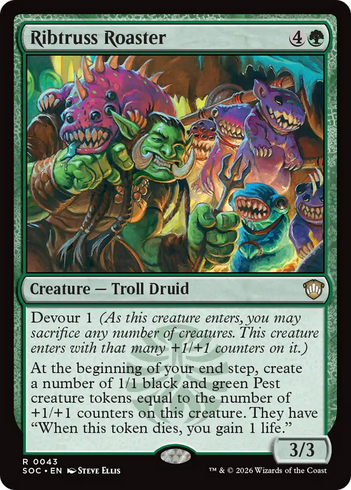 Ribtruss Roaster [Secrets of Strixhaven Commander] Magic: The Gathering