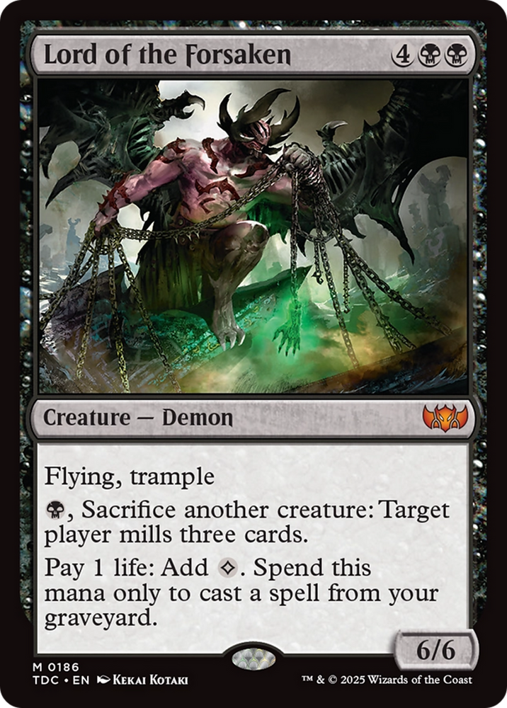 Lord of the Forsaken [Tarkir: Dragonstorm Commander] Magic: The Gathering