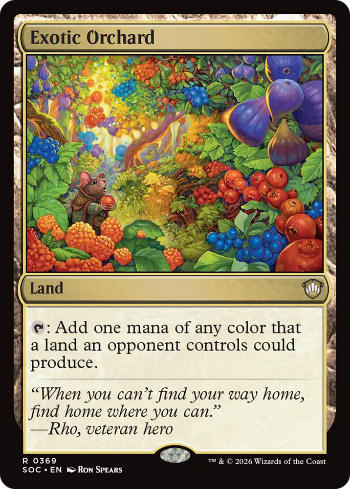 Exotic Orchard [Secrets of Strixhaven Commander] Magic: The Gathering