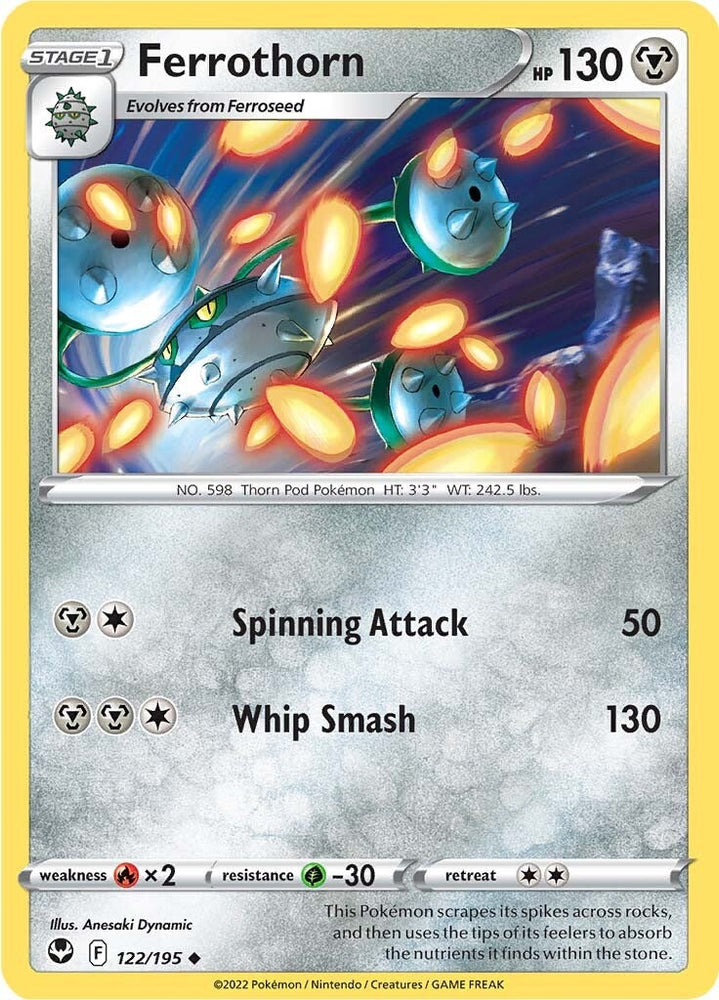 Ferrothorn (122/195) [Sword & Shield: Silver Tempest] Pokémon