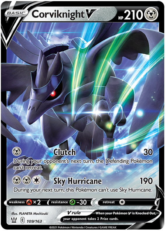 Corviknight V (109/163) [Sword & Shield: Battle Styles] Pokémon