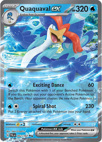 Quaquaval ex (052/193) [Scarlet & Violet: Paldea Evolved] Pokémon