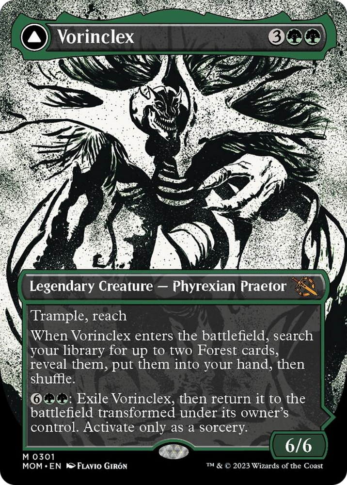 Vorinclex // The Grand Evolution (Showcase Planar Booster Fun) [March of the Machine] Magic: The Gathering
