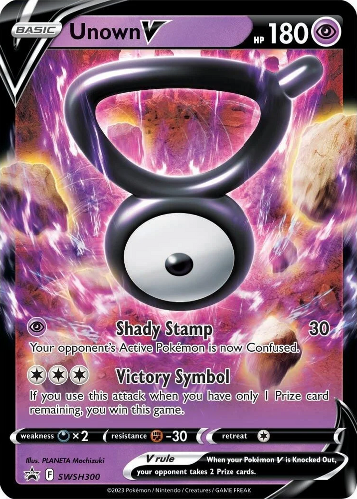 Unown V (SWSH300) [Sword & Shield: Black Star Promos] Pokémon