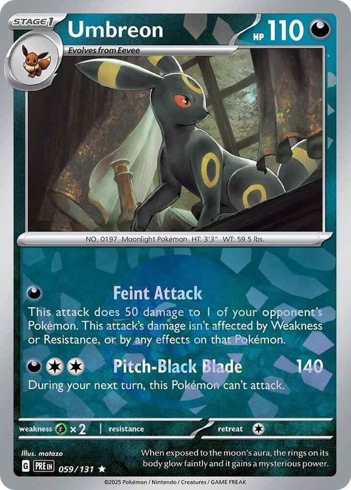 Umbreon (059/131) (Poke Ball Pattern) [Scarlet & Violet: Prismatic Evolutions] Pokémon