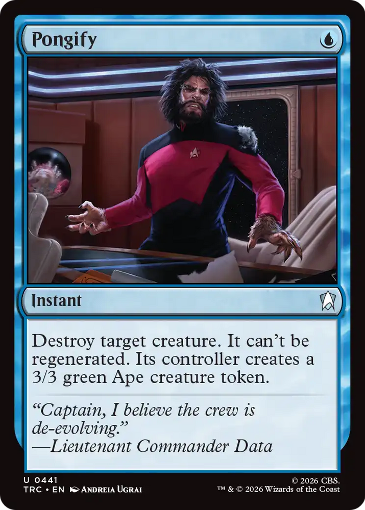Pongify [Star Trek Commander] Magic: The Gathering