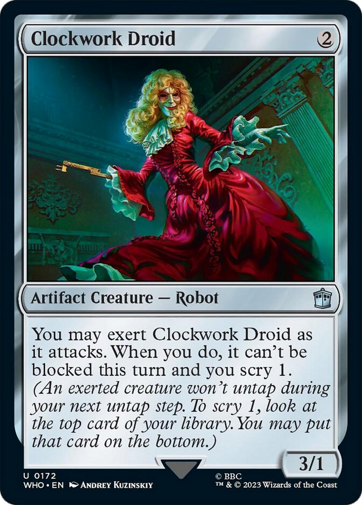 Clockwork Droid [Doctor Who] Magic: The Gathering