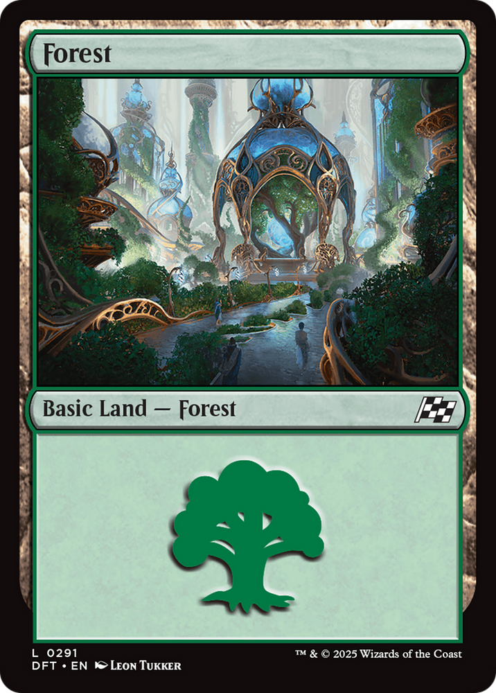 Forest (0291) [Aetherdrift] Magic: The Gathering