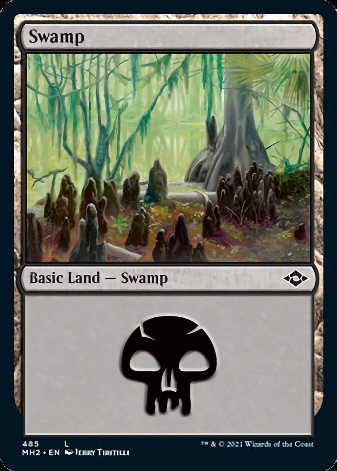 Swamp (485) (Foil Etched) [Modern Horizons 2] Magic: The Gathering