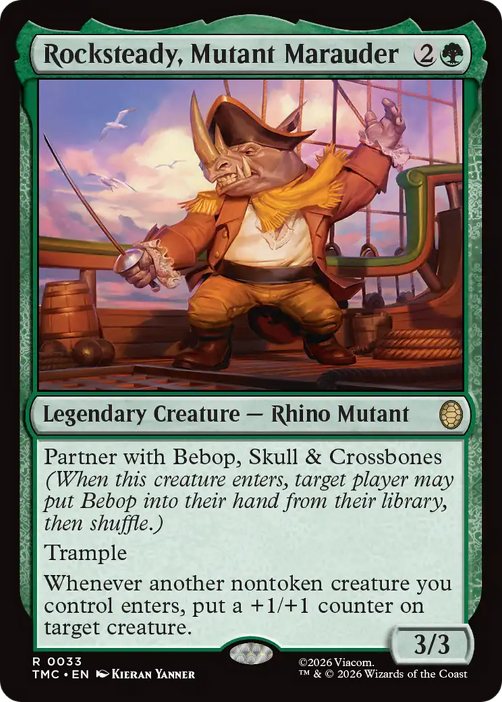 Rocksteady, Mutant Marauder [Teenage Mutant Ninja Turtles Commander] Magic: The Gathering