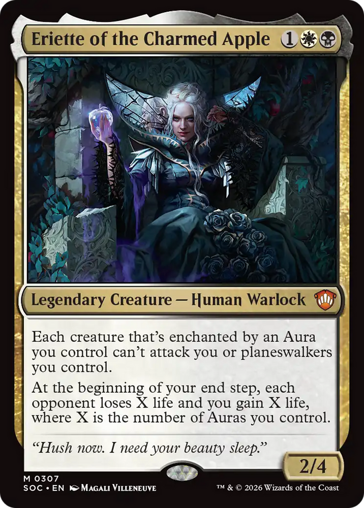 Eriette of the Charmed Apple [Secrets of Strixhaven Commander] Magic: The Gathering