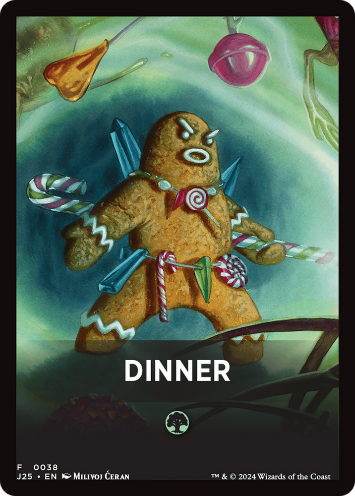 Dinner Theme Card [Foundations Jumpstart Front Cards] Magic: The Gathering
