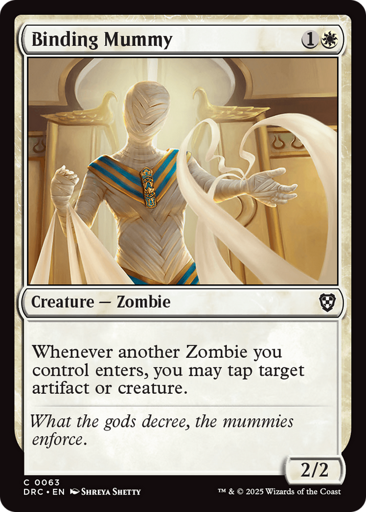 Binding Mummy [Aetherdrift Commander] Magic: The Gathering