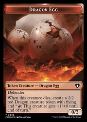 City's Blessing // Dragon Egg Double-Sided Token [Commander Masters Tokens] Magic: The Gathering