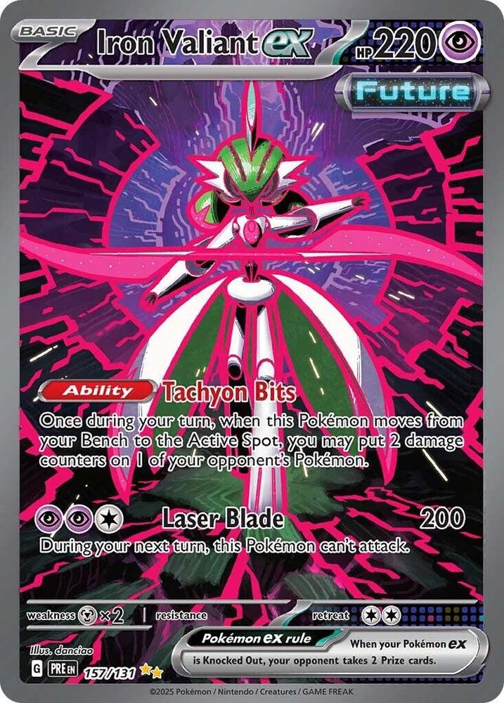 Iron Valiant ex (157/131) [Scarlet & Violet: Prismatic Evolutions] Pokémon