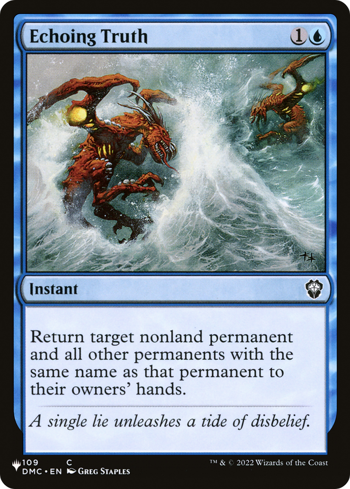 Echoing Truth [The List] Magic: The Gathering