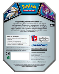 Legends of Alola Tin (Solgaleo GX) Pokémon