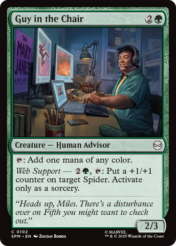Guy in the Chair [Marvel's Spider-Man] Magic: The Gathering