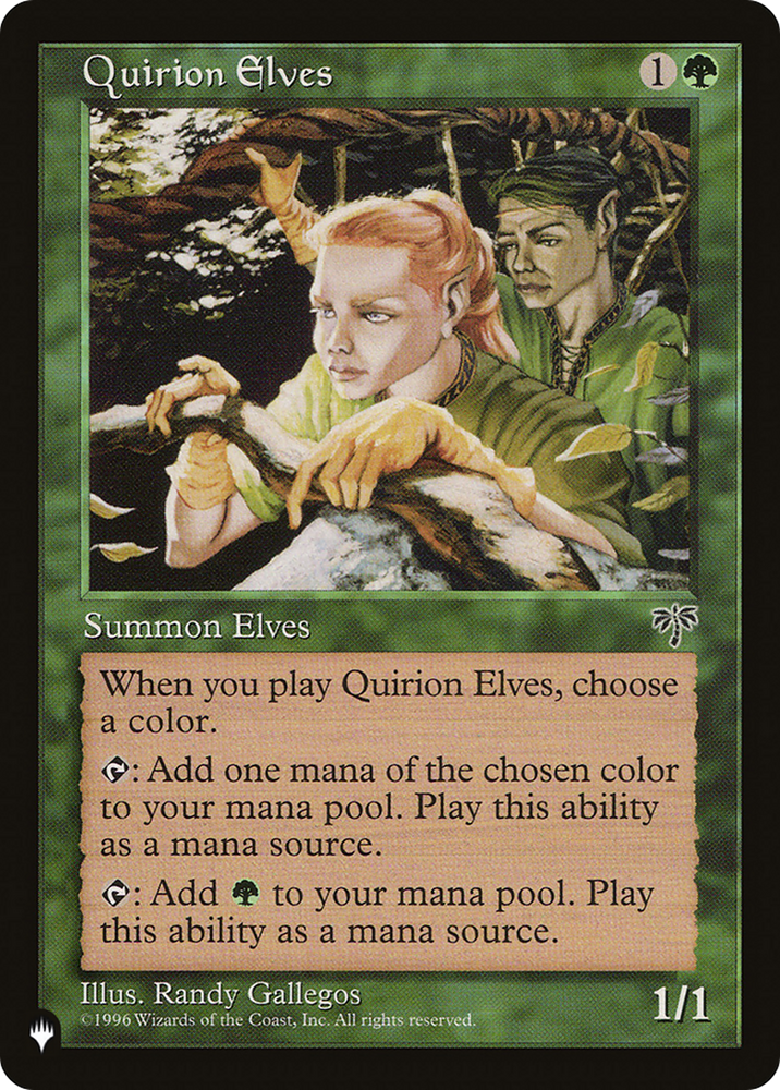 Quirion Elves [The List] Magic: The Gathering