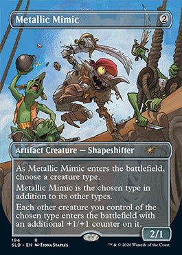 Metallic Mimic (Borderless) [Secret Lair Drop Series] Magic: The Gathering
