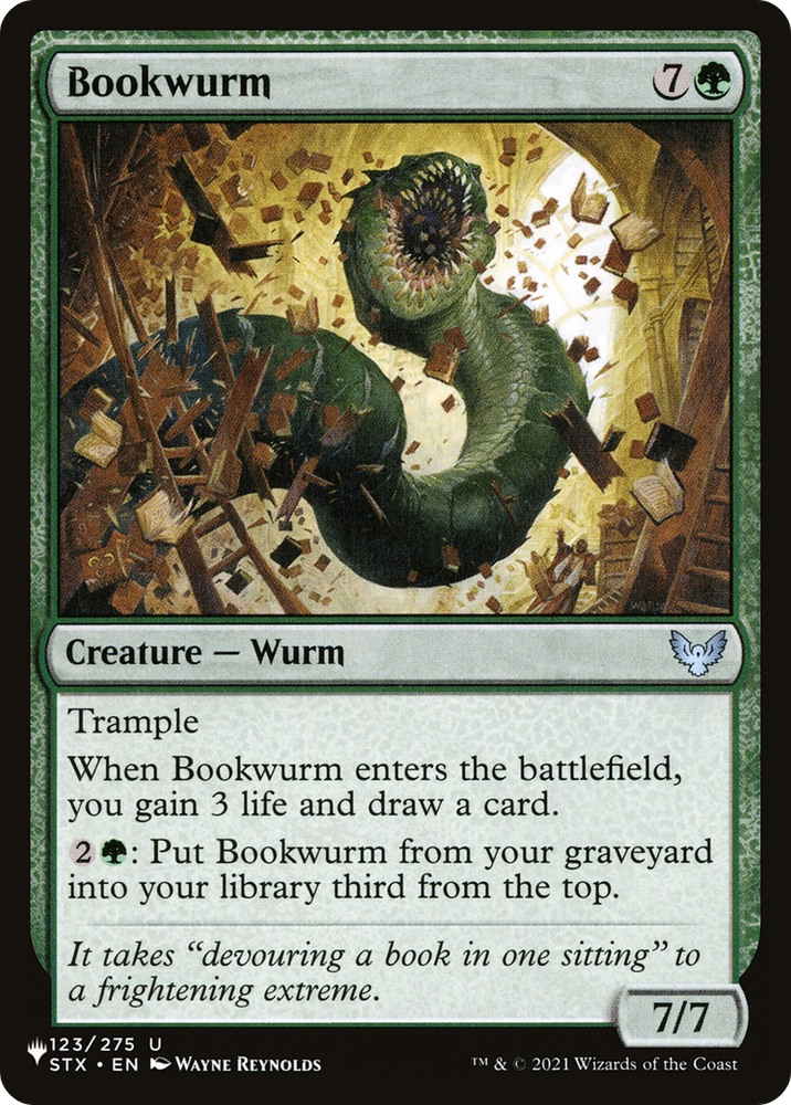 Bookwurm [The List] Magic: The Gathering