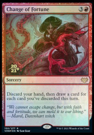 Change of Fortune [Innistrad: Crimson Vow Prerelease Promos] Magic: The Gathering