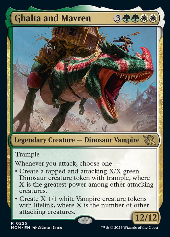 Ghalta and Mavren [March of the Machine] Magic: The Gathering