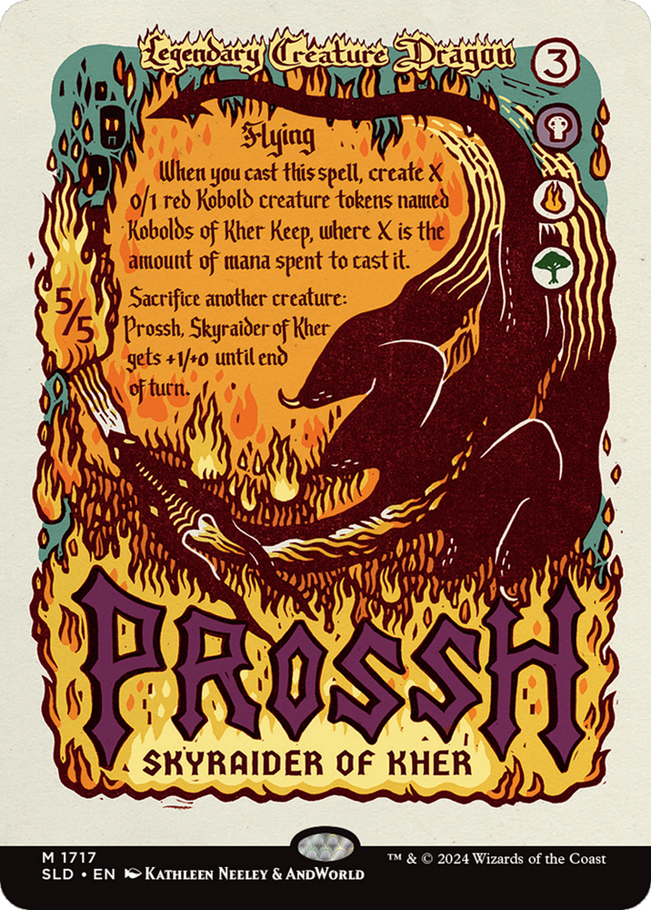 Prossh, Skyraider of Kher (Rainbow Foil) [Secret Lair Drop Series] Magic: The Gathering
