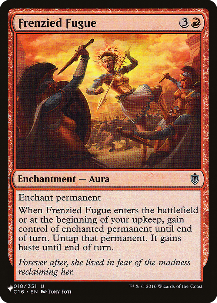 Frenzied Fugue [The List] Magic: The Gathering