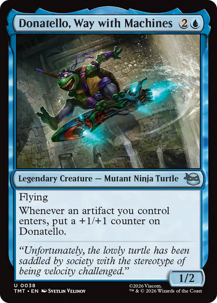 Donatello, Way with Machines [Teenage Mutant Ninja Turtles] Magic: The Gathering
