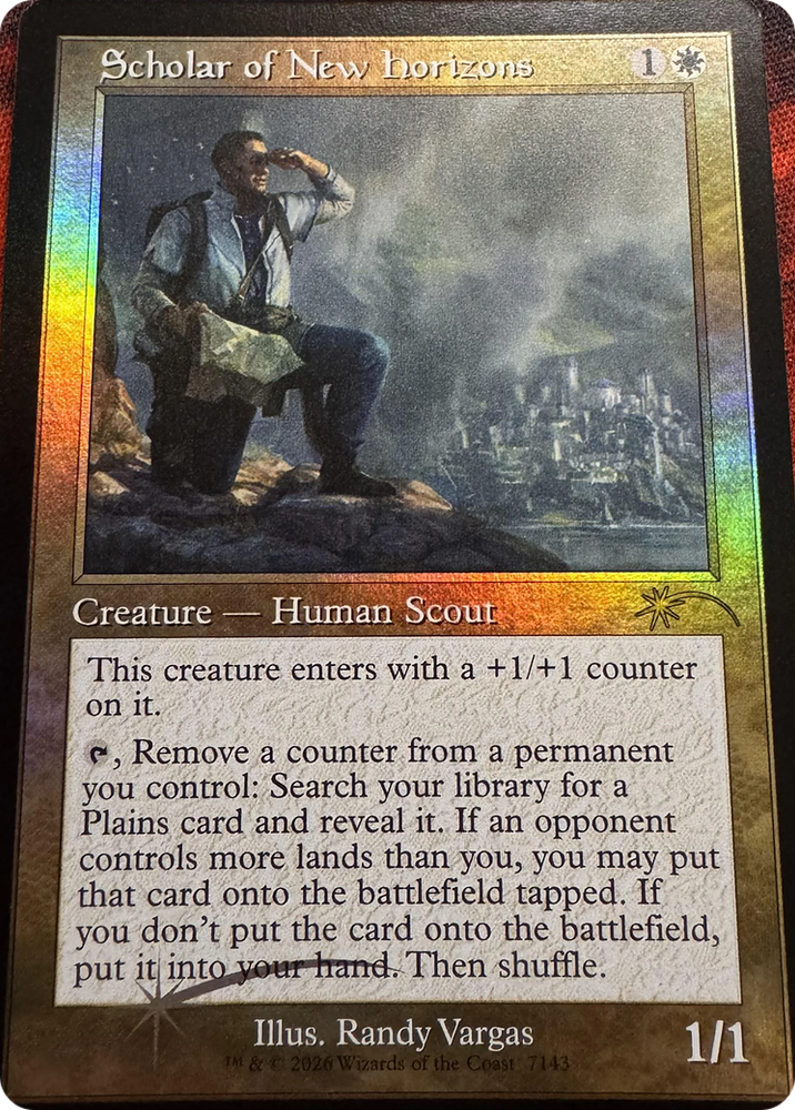 Scholar of New Horizons (Retro Frame) [Secret Lair Drop Series] Magic: The Gathering