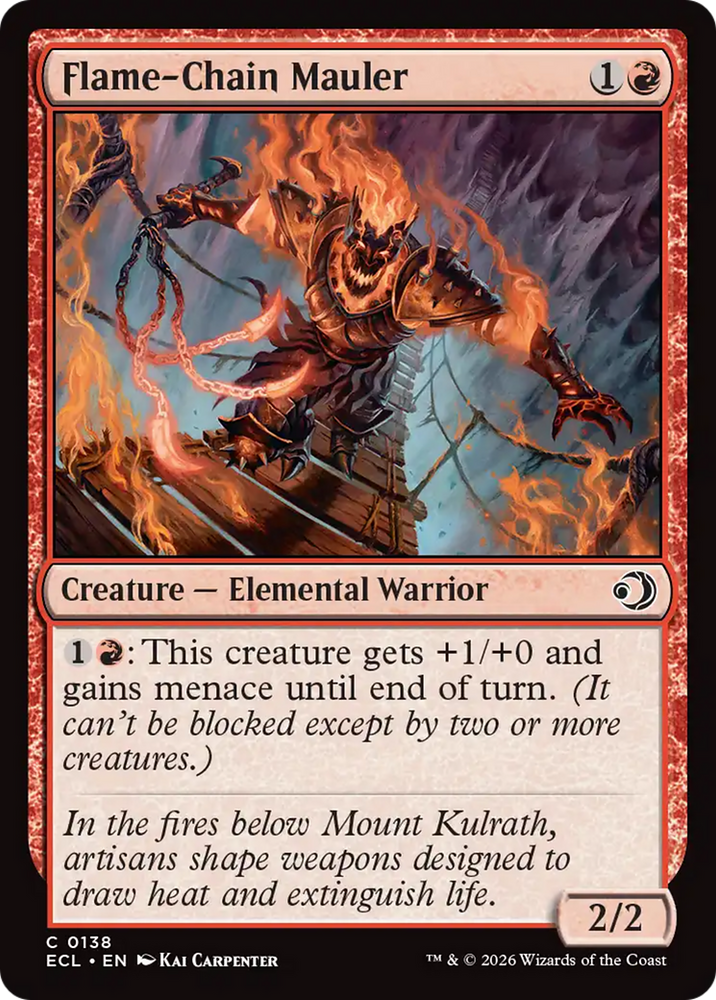 Flame-Chain Mauler [Lorwyn Eclipsed] Magic: The Gathering