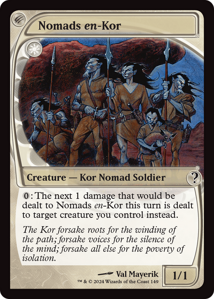 Nomads en-Kor (Future Sight) [Mystery Booster 2] Magic: The Gathering