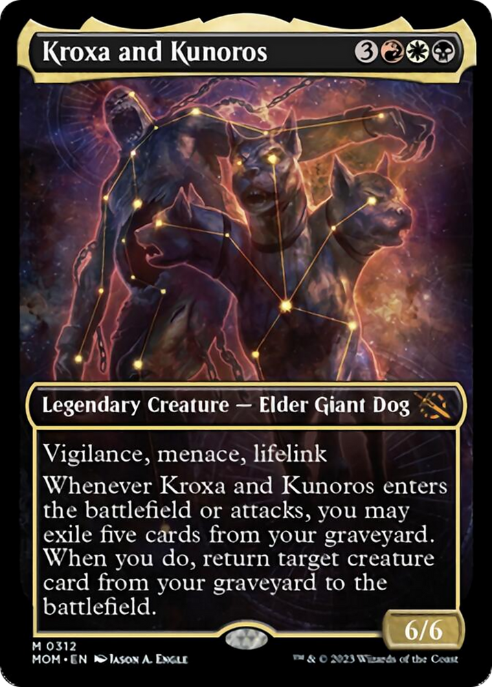 Kroxa and Kunoros (Showcase Planar Booster Fun) [March of the Machine] Magic: The Gathering