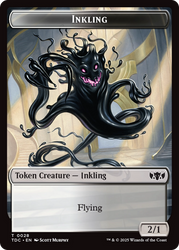Inkling // Insect (0023) Double-Sided Token [Tarkir: Dragonstorm Commander Tokens] Magic: The Gathering