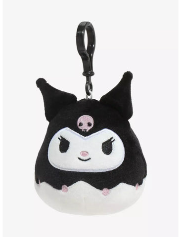 Squishmallow Plush Toy Sanrio Kuromi 3.5" Clip