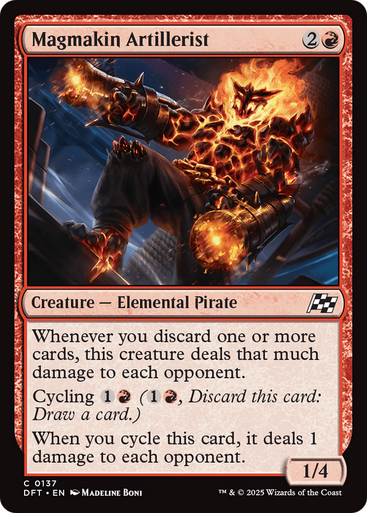 Magmakin Artillerist [Aetherdrift] Magic: The Gathering