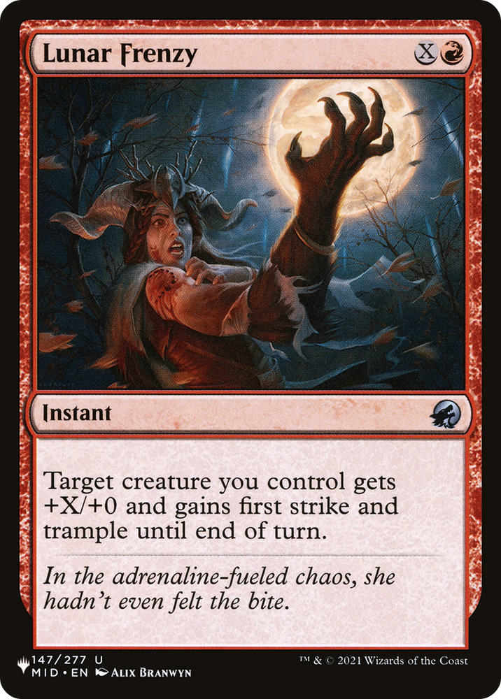 Lunar Frenzy [The List] Magic: The Gathering