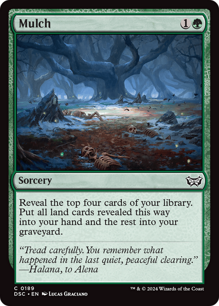Mulch [Duskmourn: House of Horror Commander] Magic: The Gathering