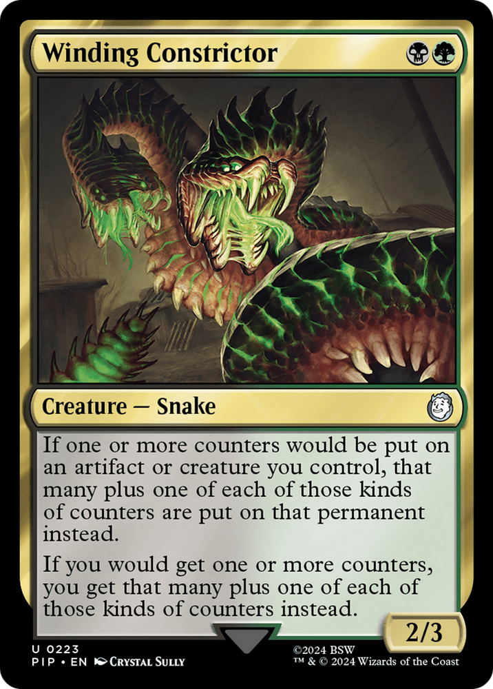 Winding Constrictor [Fallout] Magic: The Gathering