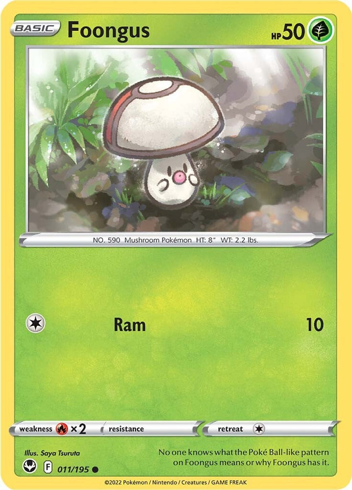 Foongus (011/195) [Sword & Shield: Silver Tempest] Pokémon