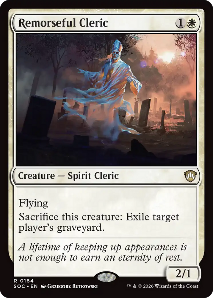 Remorseful Cleric [Secrets of Strixhaven Commander] Magic: The Gathering