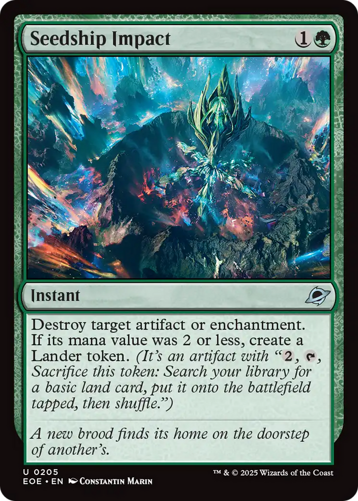 Seedship Impact [Edge of Eternities] Magic: The Gathering