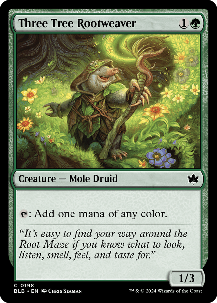 Three Tree Rootweaver [Bloomburrow] Magic: The Gathering