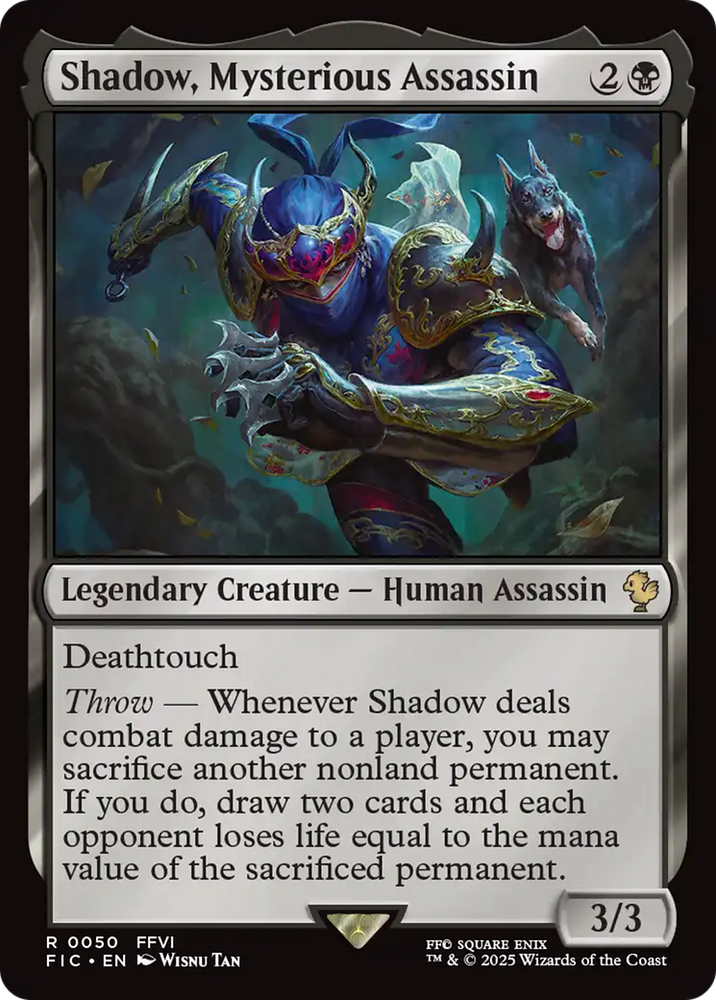 Shadow, Mysterious Assassin [FINAL FANTASY Commander] Magic: The Gathering