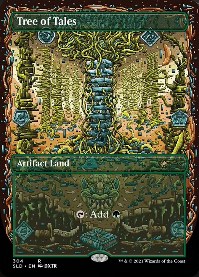 Tree of Tales (Borderless) [Secret Lair Drop Series] Magic: The Gathering