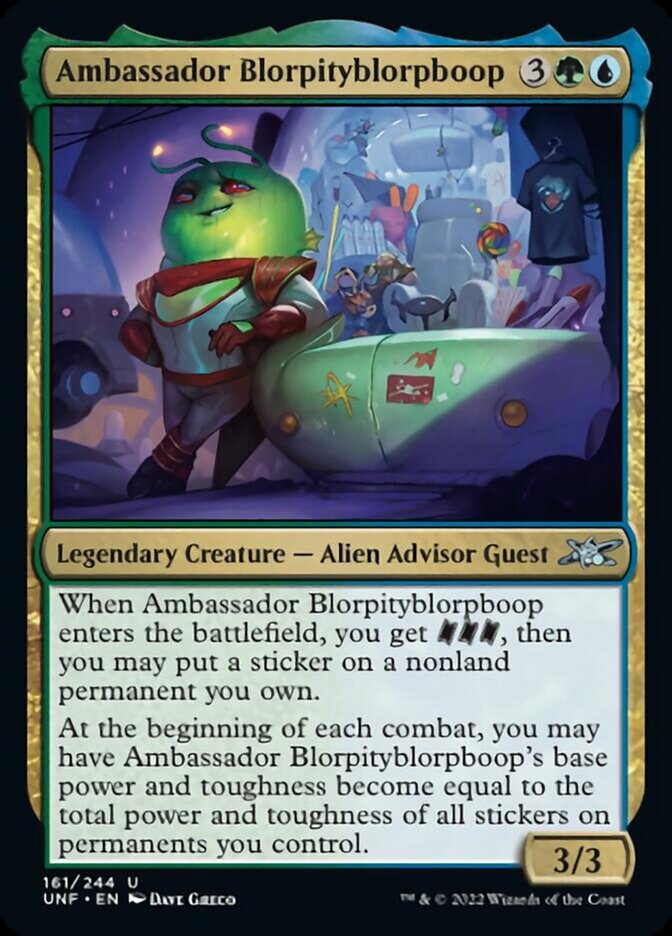 Ambassador Blorpityblorpboop [Unfinity] Magic: The Gathering
